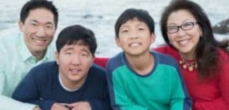 asian family with a son with a developmental disability son